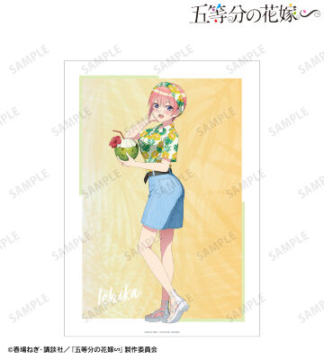 描き下ろし 中野一花 アロハシャツver. A3マット加工ポスター