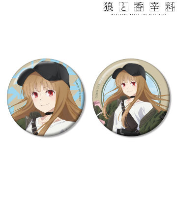 描き下ろし ホロ カジュアルファッションでお買い物ver. 缶バッジ2個セット