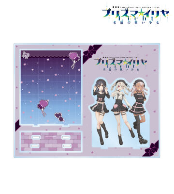 描き下ろしイラスト 集合 BLACK kawaii style ver. アクリルジオラマ