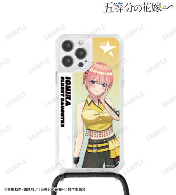 rockin’starコラボ 描き下ろし 中野一花 ロックアイドルver. ショルダーiPhoneケース