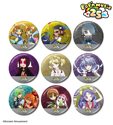 トレーディングメタリック缶バッジ ver.A