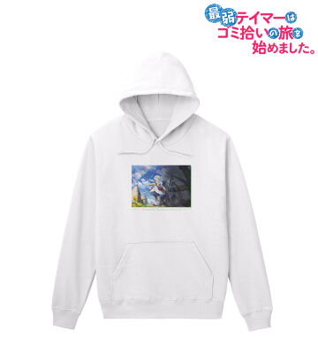 アウターウェア　[新品] 集合(ver.B) 描き下ろしイラスト キャンプver. パーカー ホワイト メンズLサイズ 「ちみたん」 Amazon.co.jp: ちみたん 集合 描き下ろしイラスト キャンプver