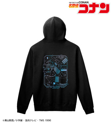 怪盗キッド グラデーションカラー バックプリントパーカー