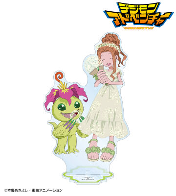 描き下ろし 太刀川ミミ&パルモン 25th Anniversary ver. 特大アクリルスタンド
