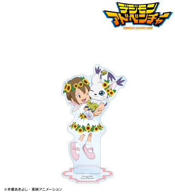 描き下ろし 八神ヒカリ&テイルモン 25th Anniversary ver. 特大アクリルスタンド