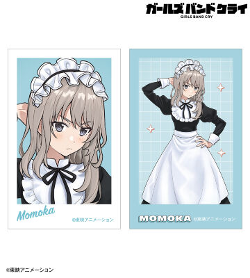 描き下ろし 河原木 桃香 メイド風ver. インスタントカメラ風イラストカード2枚セット