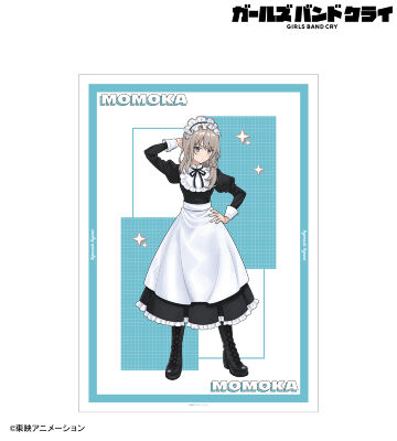 描き下ろし 河原木 桃香 メイド風ver. A3マット加工ポスター