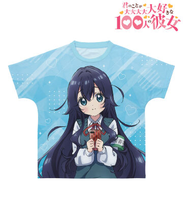 【新品】100カノ展 オーロラポスター　院田唐音 初の展覧会「君のことが大大大大大好きな100人の彼女展 Love for
