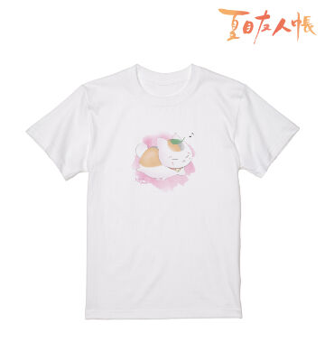 夏目友人帳 - ニャンコ先生 15周年ちびキャライラスト Tシャツ