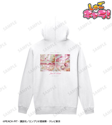 アミュレットハート アンロック場面写バックプリントジップパーカー