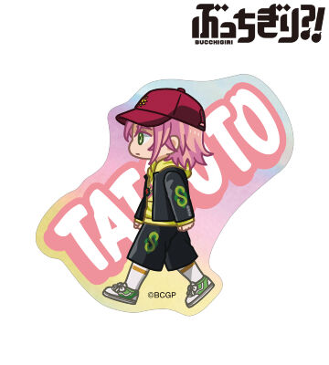 刃暮 達兎 ちびとこ オーロラステッカー