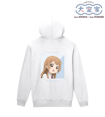 大室花子 バックプリントジップパーカー
