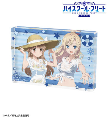 描き下ろし 納沙 幸子&ヴィルヘルミーナ 海辺ver. アクリルブロック