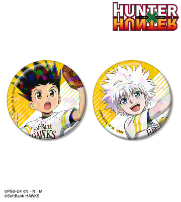 ホークス / 描き下ろし ゴン&キルア ホログラム缶バッジセット