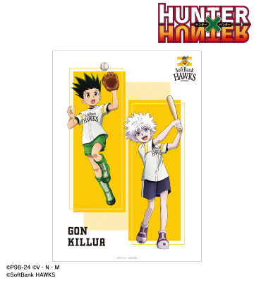 ホークス / 描き下ろし ゴン&キルア A3マット加工ポスター