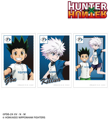 ファイターズ / 描き下ろし ゴン&キルア インスタントカメラ風イラストカード3枚セット