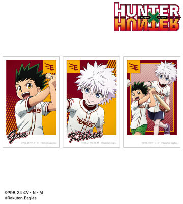 楽天イーグルス / 描き下ろし ゴン&キルア インスタントカメラ風イラストカード3枚セット