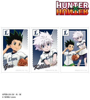 ライオンズ / 描き下ろし ゴン&キルア インスタントカメラ風イラストカード3枚セット