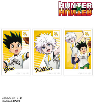 ホークス / 描き下ろし ゴン&キルア インスタントカメラ風イラストカード3枚セット