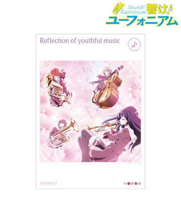 Reflection of youthful music A3マット加工ポスター