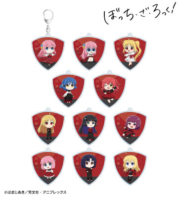 トレーディング ちびキャラ 赤いドレスver. アクリルキーホルダー