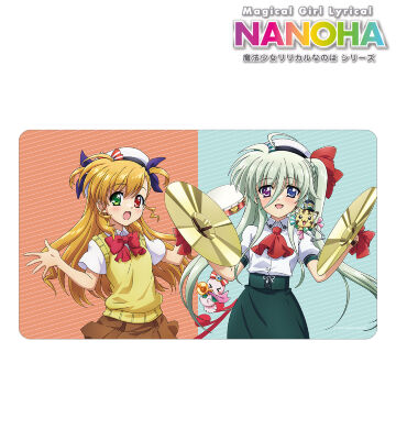 描き下ろし 高町ヴィヴィオ&アインハルト・ストラトス 吹奏楽ver. マルチデスクマット