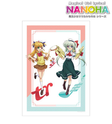 描き下ろし 高町ヴィヴィオ&クリス&アインハルト・ストラトス&アスティオン 吹奏楽ver. A3マット加工ポスター