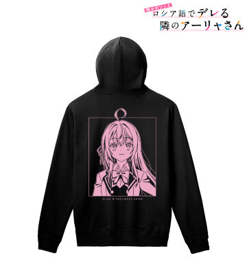 アリサ・ミハイロヴナ・九条 バックプリントパーカー