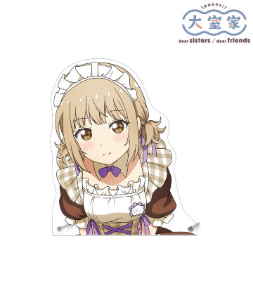 アニメ描き下ろし 大室撫子 メイド衣装ver. 特大ダイカットアクリルパネル