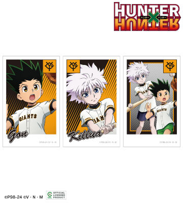 ジャイアンツ / 描き下ろし ゴン&キルア インスタントカメラ風イラストカード3枚セット