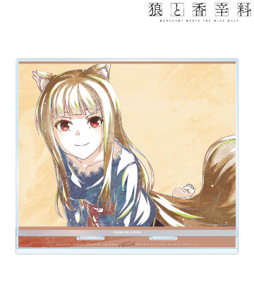 狼と香辛料 全巻購入特典 B2布ポスター ホロ TVアニメ「狼と香辛料」 B2タペストリー［ホロ お月見ver.］
