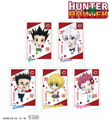 カープ / ちびキャラ インスタントカメラ風イラストカード5枚セット