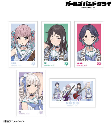 ダイヤモンドダスト インスタントカメラ風イラストカード5枚セット ver.A