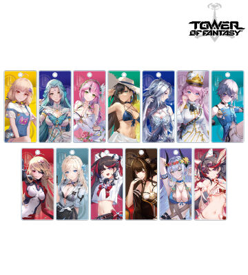 トレーディングアクリルキータグ