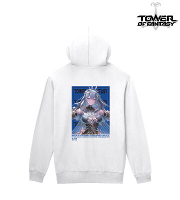 フィオナ バックプリントジップパーカー