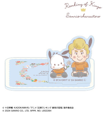 ホクロ×ポチャッコ アクリルスタンド付きコースター