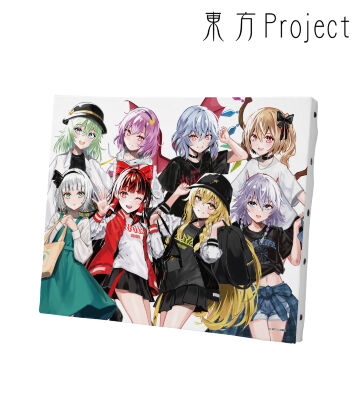 松本能人イラスト 集合 現代風ファッションver. キャンバスボード