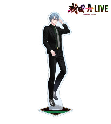 描き下ろし 明智 光秀 黒スーツver. 特大アクリルスタンド