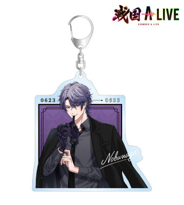 描き下ろし 織田 信長 黒スーツver. BIGアクリルキーホルダー