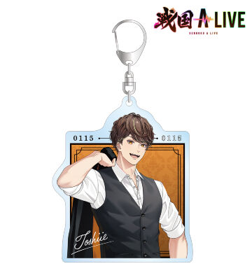 描き下ろし 前田 利家 黒スーツver. BIGアクリルキーホルダー