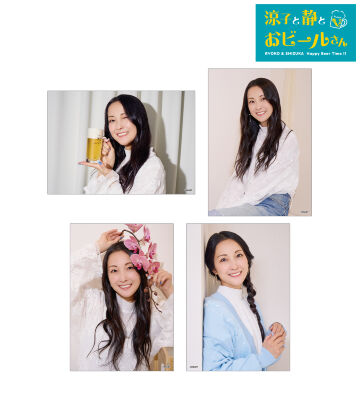 涼子と静とおビールさん - 白石涼子&伊藤静 BIGアクリルスタンド