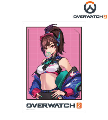 POKImariさんイラスト D.Va A3マット加工ポスター