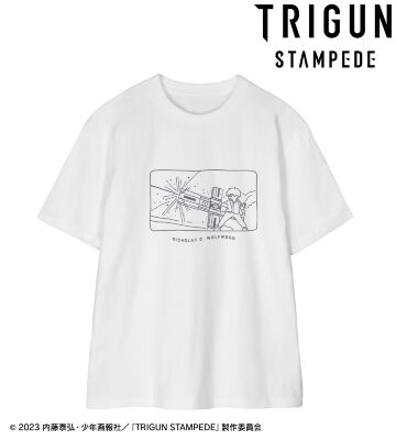 ニコラス・D・ウルフウッド ゆるコマ Tシャツ