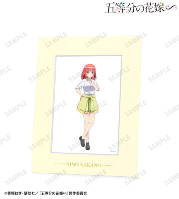 五等分の花嫁∽ - 中野三玖 grunge CANVAS バックプリントジップ
