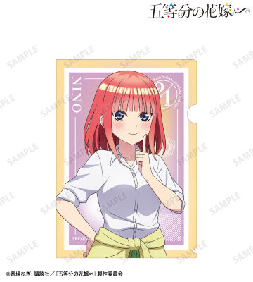 五等分の花嫁展　クリアポスター　当選品　中野二乃 五等分の花嫁 中野二乃 クリアポスター 白かっ