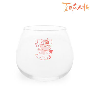 描き下ろし ニャンコ先生 紅葉狩りver. ゆらゆらグラス