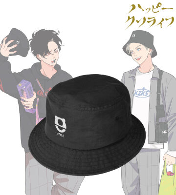 描き下ろし 粕谷京太郎&葛谷善行 わくわくショッピングver. 着用神バケットハット