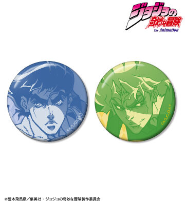ジョナサン・ジョースター&ディオ・ブランドー 缶バッジ2個セット