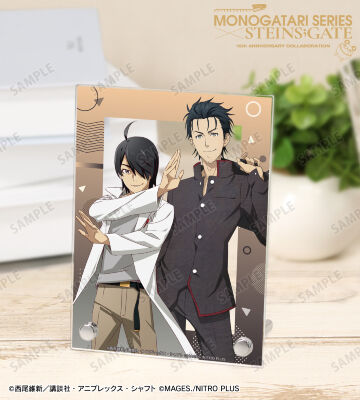 物語シリーズ×STEINS;GATE - 描き下ろし 集合A コラボイラスト