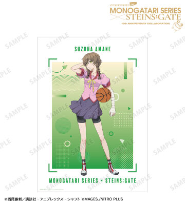 シュタインズゲート 物語シリーズコラボ 7個セット　鈴羽　神原駿河 物語シリーズ×STEINS;GATE』の描き下ろし コラボイラストver